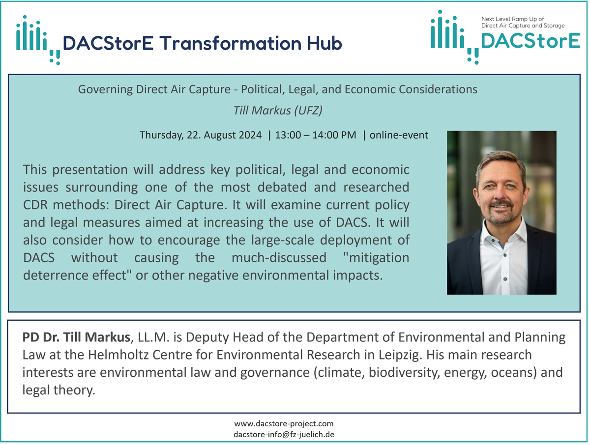 DACS Webinar von Till Markus (UFZ) am 22.08.2024